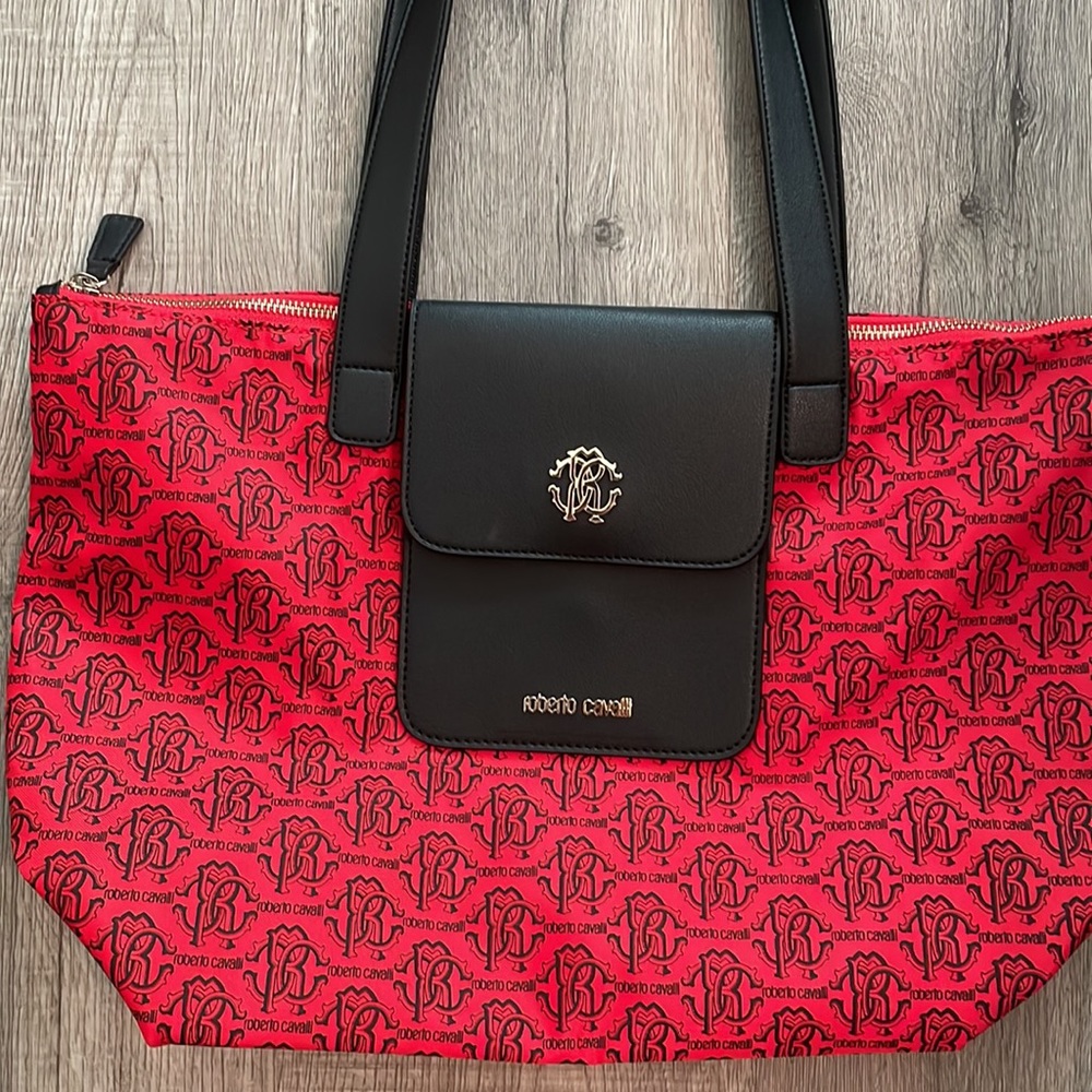ROBERTO CAVALLI nylon big traveling bag